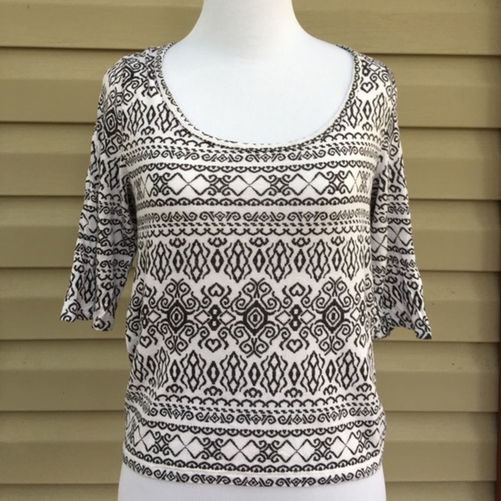 American Rag girls black/ white shirt